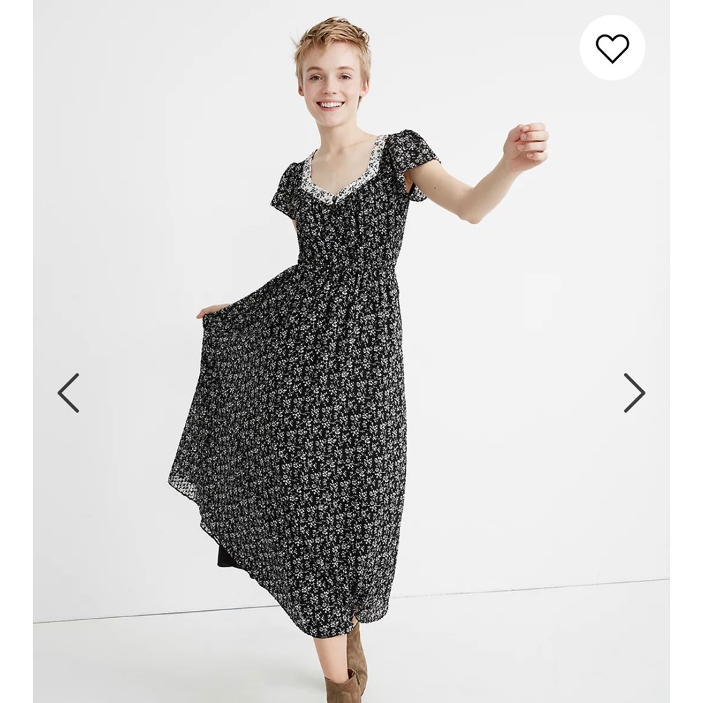 Madewell Print-Mix Dress in Branch Floral Sz 6